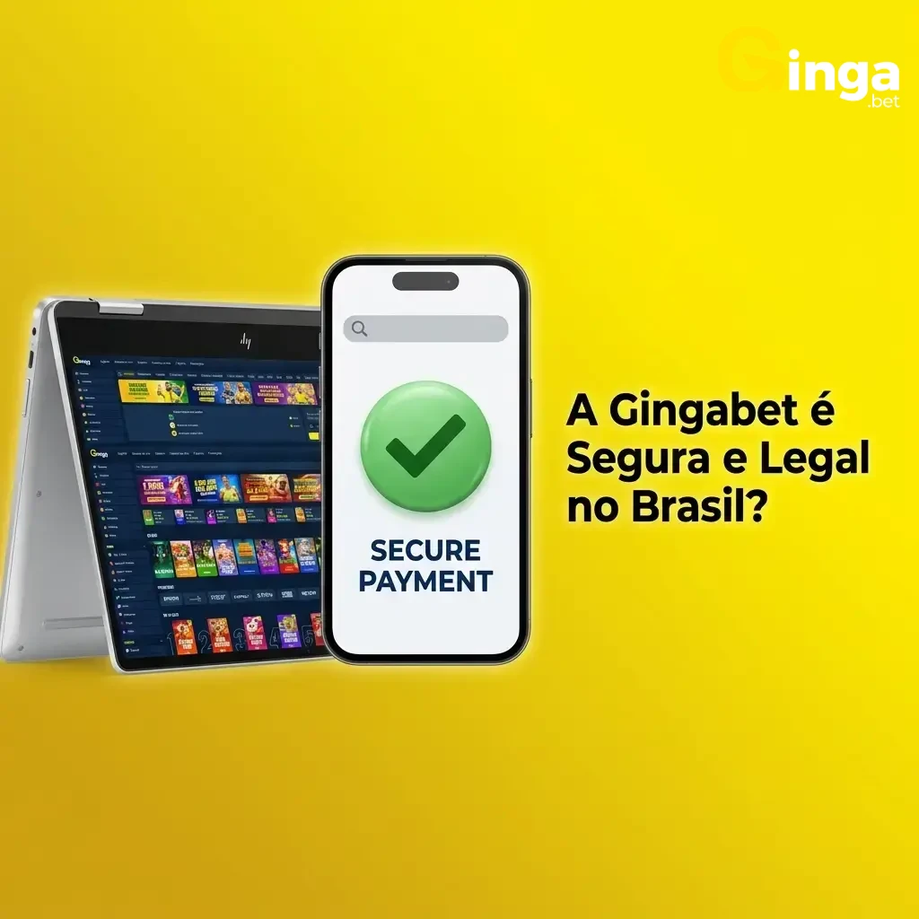 Gingabet é segura e legal no Brasil com licença válida, criptografia SSL, KYC e conformidade com a LGPD.