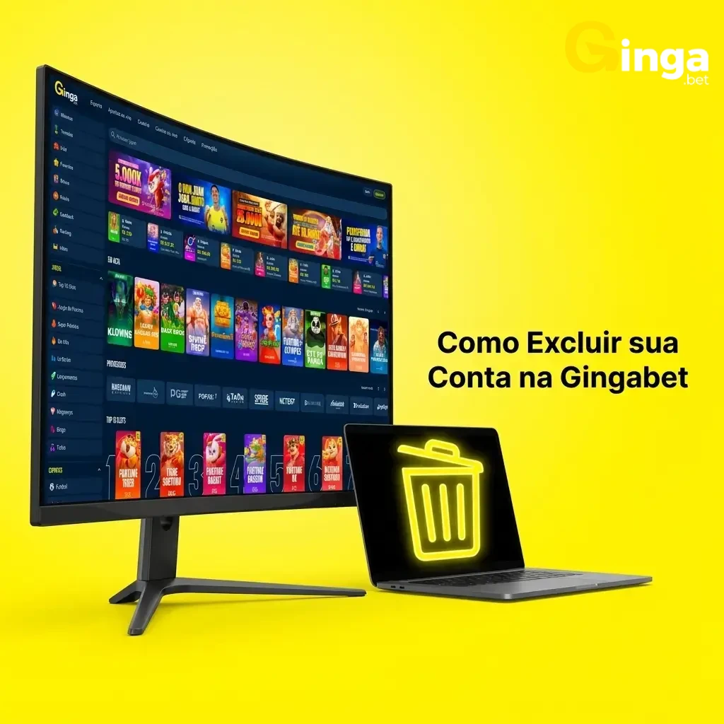 Passo a passo para excluir conta na Gingabet acessando configurações de privacidade e autoexclusão.