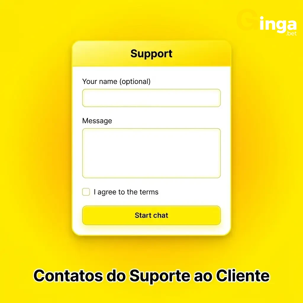 Canais de suporte Gingabet: chat ao vivo, e-mail, WhatsApp e central de ajuda para dúvidas e pagamentos.