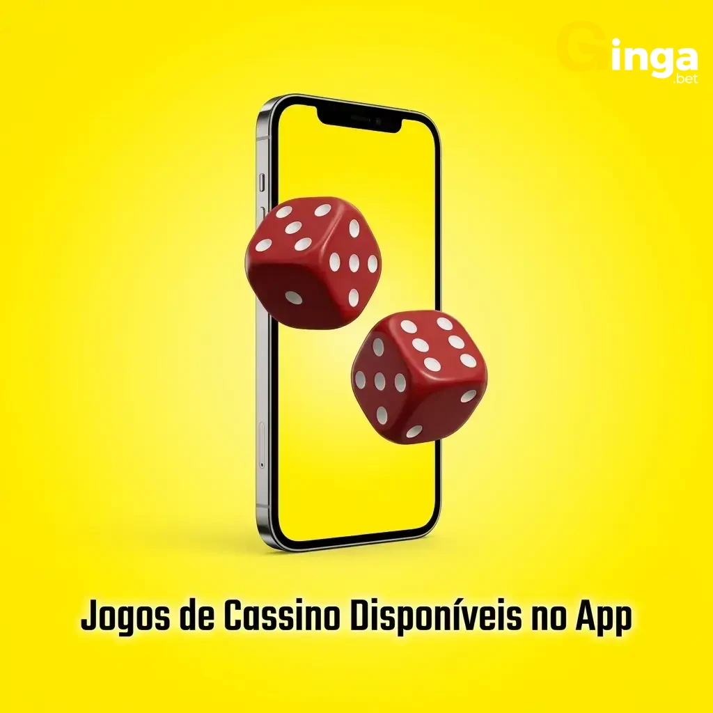 Jogos de cassino no app Gingabet: slots e mesas ao vivo de Pragmatic Play, Evolution e NetEnt.