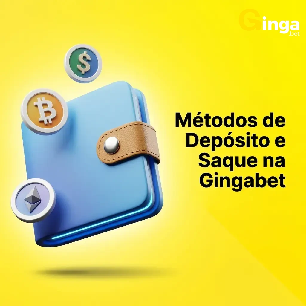 Métodos de depósito e saque na Gingabet: Pix, cartões, boleto, criptomoedas e transferência bancária.
