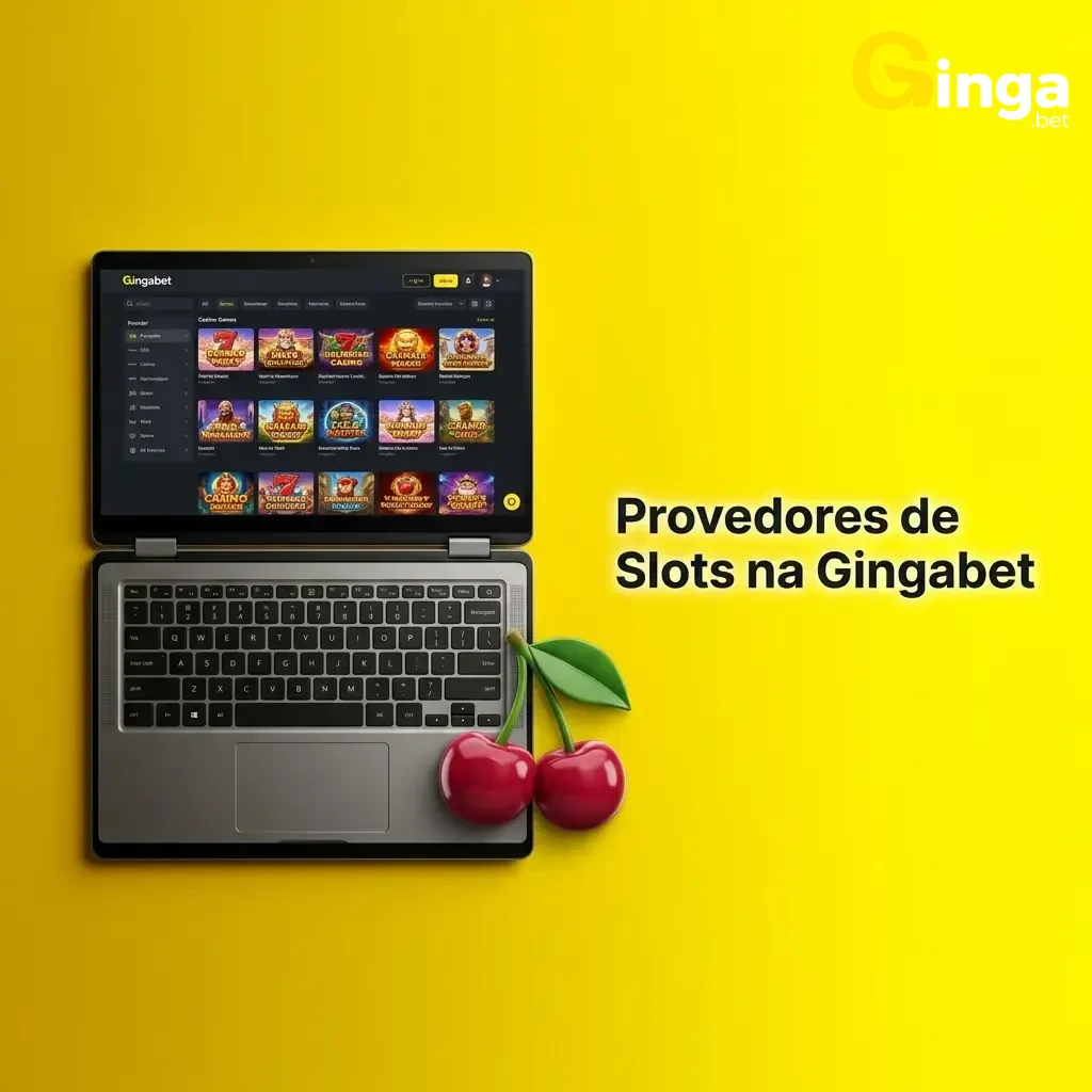 Provedores de slots da Gingabet: Pragmatic Play, NetEnt, Microgaming e mais de 50 parceiros internacionais.