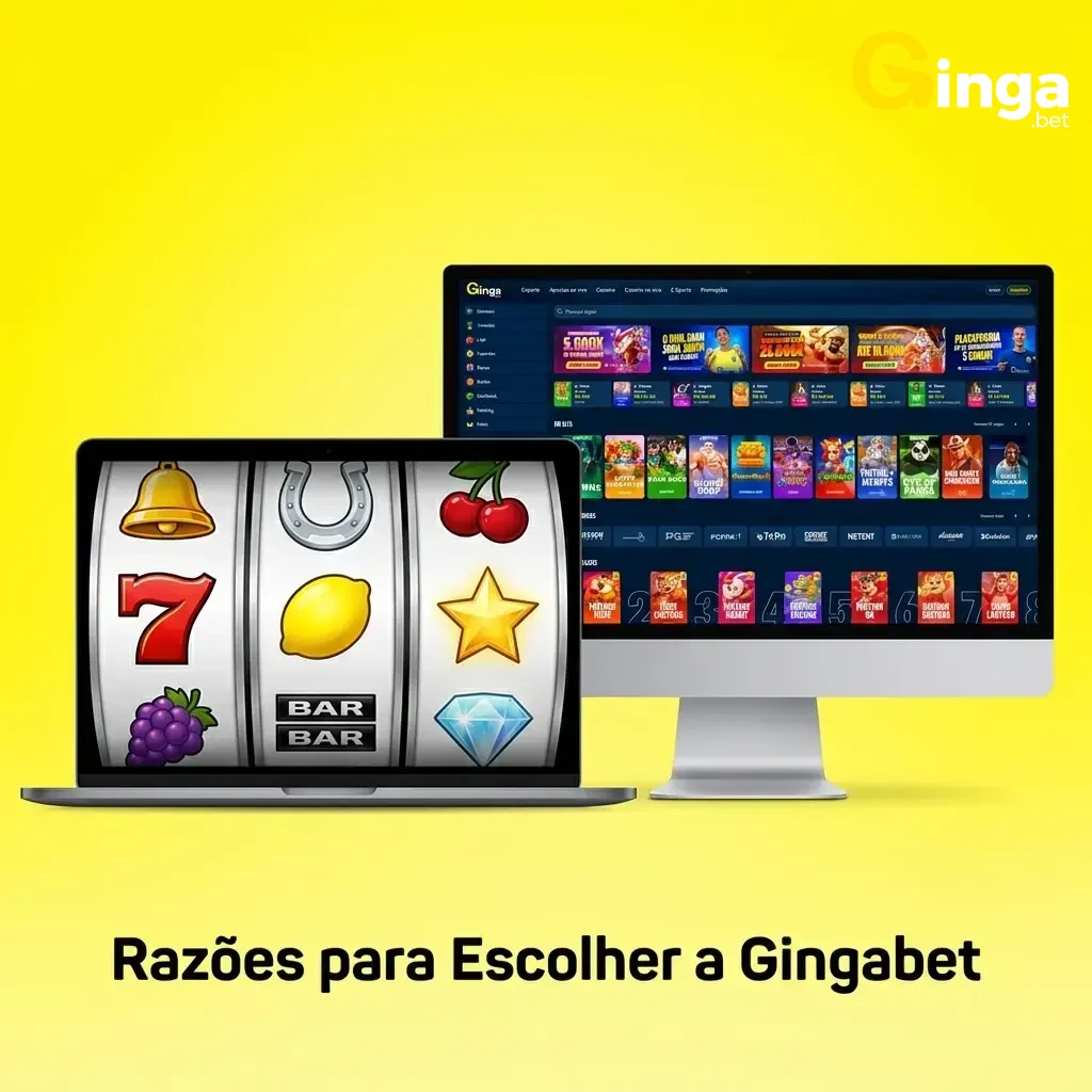 Gingabet: plataforma de apostas com esportes, cassino, Pix e app para Android e iOS no Brasil.