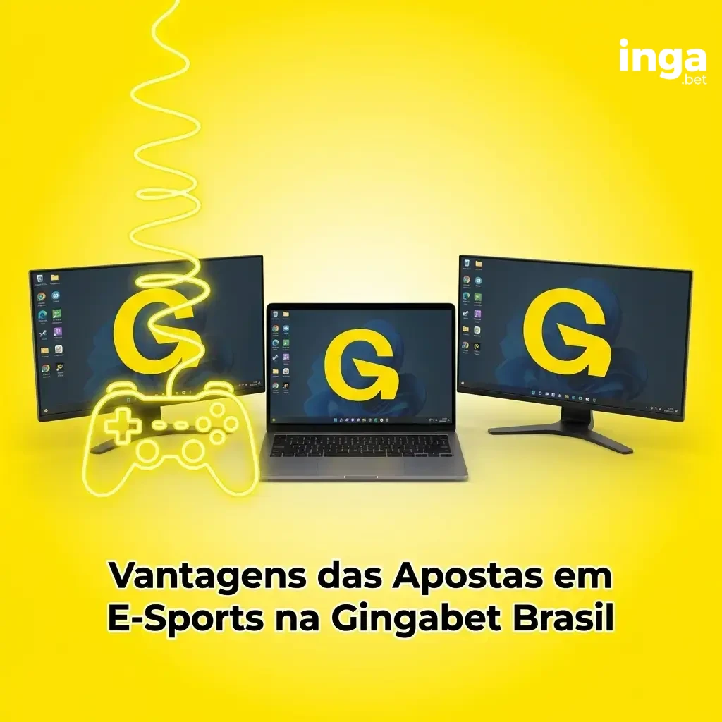 Vantagens de apostar em e-sports na Gingabet Brasil: odds competitivas, Pix, app móvel e oferta exclusiva.