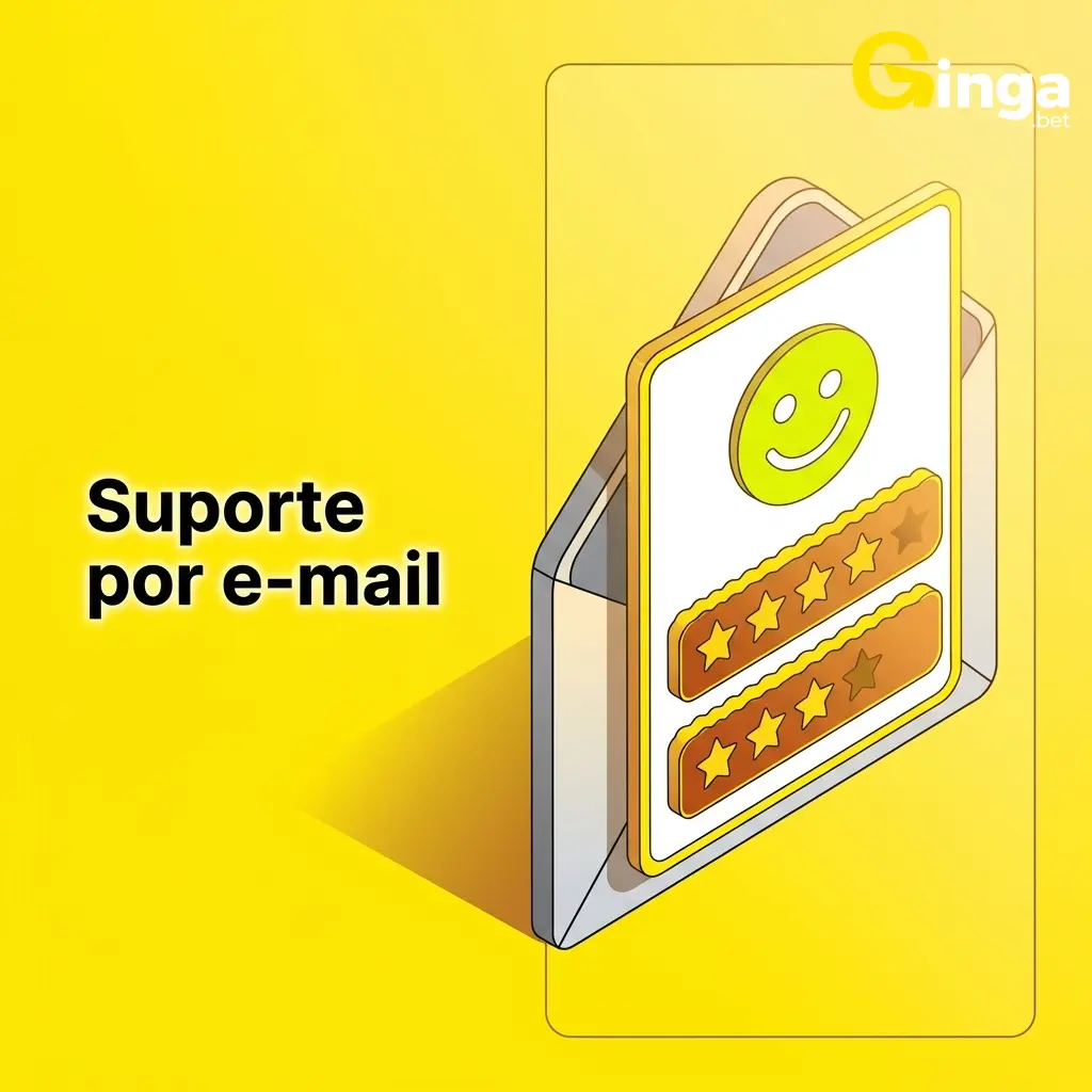 Suporte por e-mail da Gingabet para KYC, disputas financeiras e reclamações formais com resposta em até 24 horas úteis.